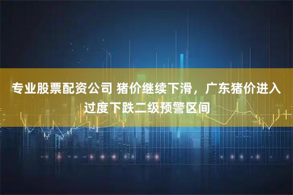 专业股票配资公司 猪价继续下滑，广东猪价进入过度下跌二级预警区间