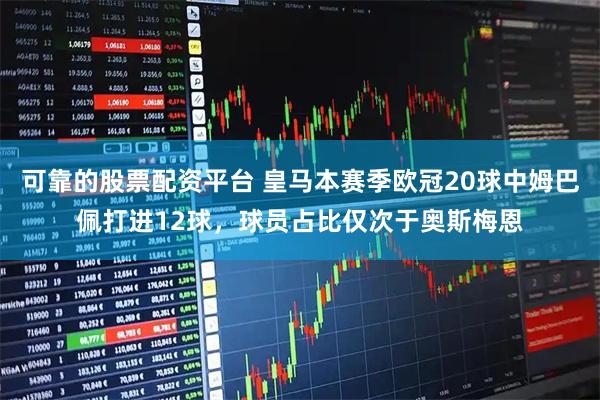可靠的股票配资平台 皇马本赛季欧冠20球中姆巴佩打进12球，球员占比仅次于奥斯梅恩